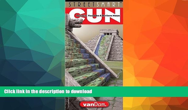 FAVORITE BOOK StreetSmart Cancun Map by VanDam - City Street Map of Cancun - Laminated folding