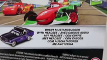 NEW Brent Mustangburger With Headset new Cars 2 Disney Car Toys Toy Review Darrell Cartrip