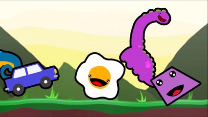 The Purple Trapezium - Shapes Song, Educational Animation, Vocabularies Rhymes Babytv123