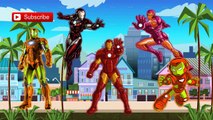 Finger Family Rhymes | Superhero | Iron Men | Nursery Rhymes Collection