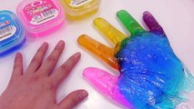 젤리몬스터 칼라 손가락 액체괴물 만들기!! 액괴 흐르는 점토 슬라임 장난감 How To Make Color Finger Slime Recipe DIY Toys PomPom !!
