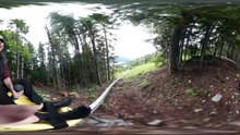 360 video Revelstoke mountain pipe roller coaster by ThisIsMeInVR