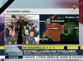 Se estrella en Colombia avión con equipo brasileño Chapecoense