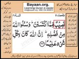 Quran in urdu Surah AL Nissa 004 Ayat 032B Learn Quran translation in Urdu Easy Quran Learning