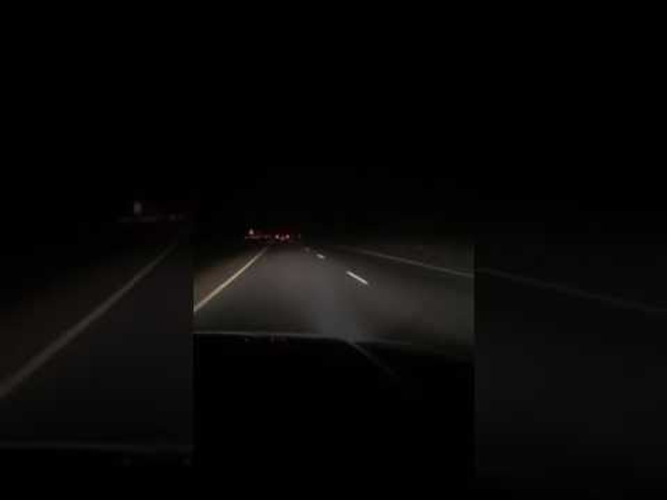 Flames Flank Roadside as Drivers Escape Gatlinburg Wildfire