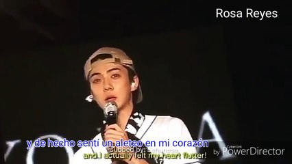 Exo Sehun Se Confiesa Sub esp, eng
