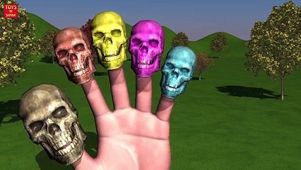 SKELETON MONKEY RUNNING Finger Family & MORE | Nursery Rhymes In 3D Animation