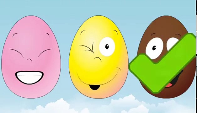 Learn Colors Easy With SURPRISE EGGS Toys Inside For Kids Children Toddlers Preschool