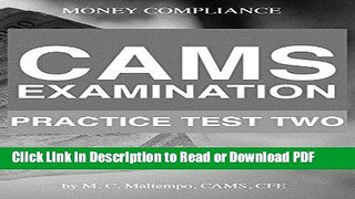 PDF Cams Examination Practice Test Two Ebook Online