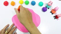 Play doh frozen ToyS! - Make paint tools playdoh with peppa pig videos
