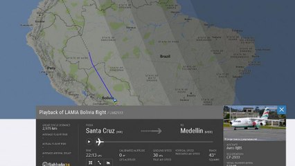 В Колумбии разбился самолет с бразильскими футболистами