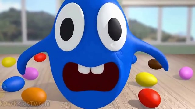 Surprise Eggs Prank 3D for Kids Toddlers Learn Colors SpanchBob Color Balls Smiley Face