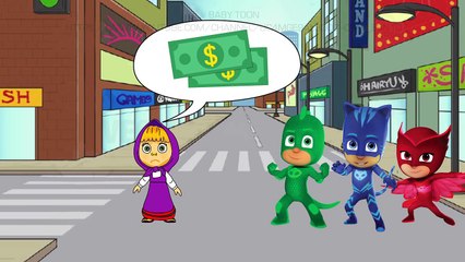 Masha crying, Mother give gif but Masha wants ice Cream