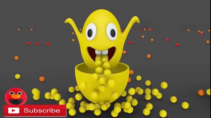 Download Video: Learn Colors with Surprise Eggs Color Balls 3D for Kids Opening Color Balls for Children