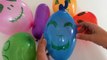 6 Balloons Popping Halloween Ghost Finger - Balloon Compilation Learning Colors
