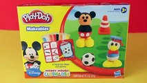 Play Doh Mickey Mouse Clubhouse Makeables new DIY Donald Duck Mickey Mouse Playdough DisneyCarToys