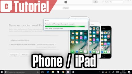 Comment restaurer son iPhone ou iPad depuis iTunes ?