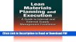 Download Lean Materials Planning and Execution: A Guide to Internal and External Supply Management