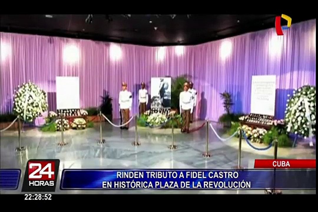Cuba: rinden tributo a Fidel Castro en histórica Plaza de la Revolución