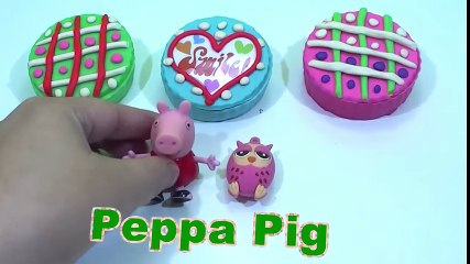 Play doh - surprise eggs peppa pig español minions circle doh videos 2016