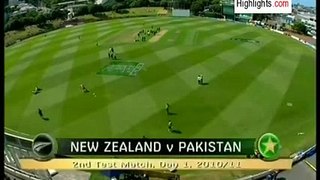 Pakistan vs New Zealand, 2nd Test, Day 1 Highlights 2011