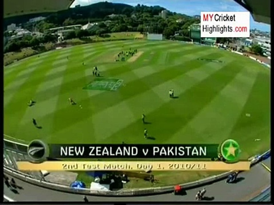 Pakistan vs New Zealand, 2nd Test, Day 1 Highlights 2011