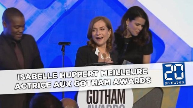 Isabelle Huppert meilleure actrice aux Gotham Awards