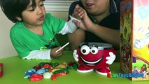 Family Fun Barbecue Party Kids Game Kinder Egg Surprise Toys Ryan ToysReview