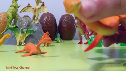 DINOSAURS Toys Video for Kids. Dinosaurios de Juguete Para Niños