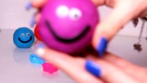 Play& Learn Colours with Playdough Smiley Faces Fun and Creative for kids PART I