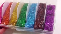 Sleeping Bunnies | Learn Colors DIY How To Make Foam Clay Glitter Rainbow Slime Toys | Finger Family