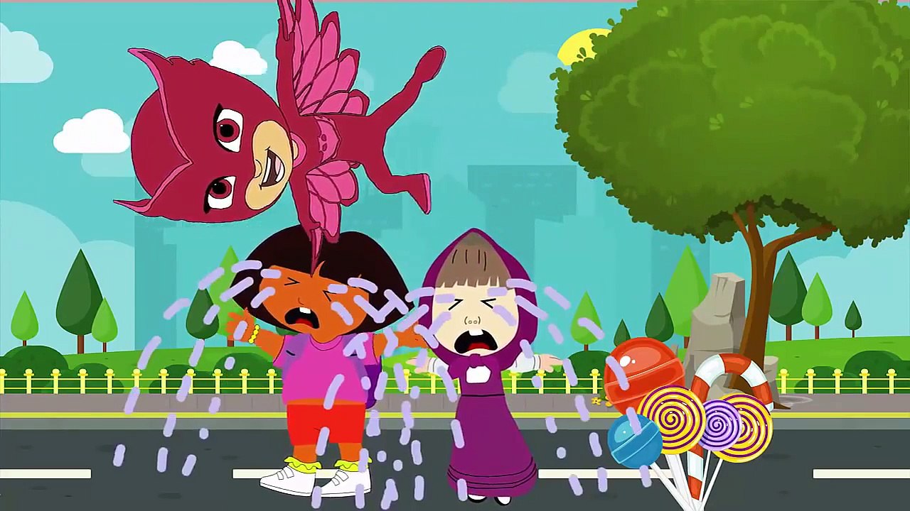 Masha and Dora with Spiderman vs Venom Crying when lost Ice Cream#Masha; #pjmasks