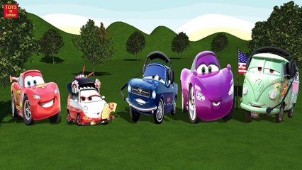 DISNEY PIXAR CARS Finger Family | Nursery Rhymes for Children | 3D Animation
