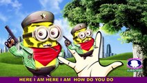 The Finger Family Song Minions Police Cartoon | Finger Family Nursery Rhymes | Minions Finger Family