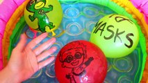 Five Colours Balloons Compilation - Learn Color Water Balloon - Finger Nursery Rhymes Baby Songs