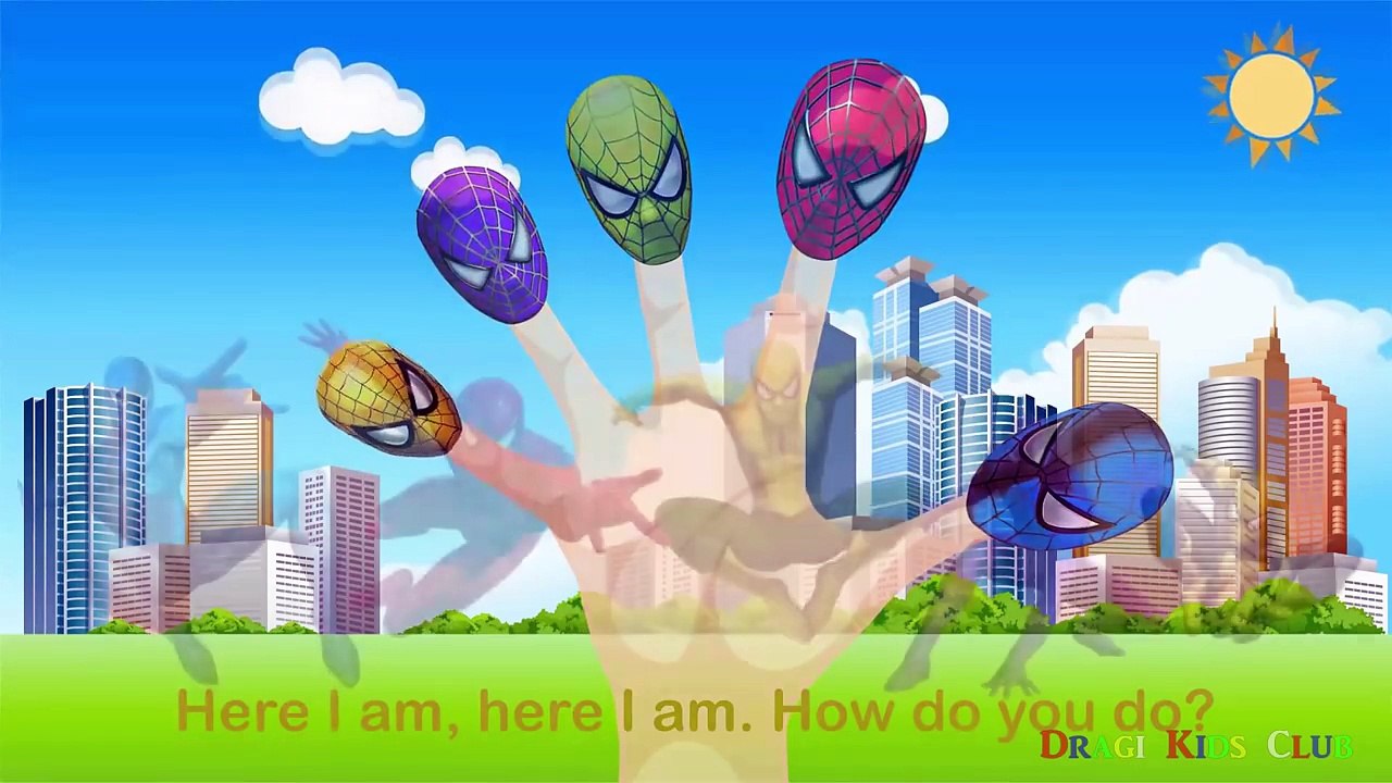 Finger Family Spiderman | Nursery Rhymes Children Songs | Spiderman Finger Family for Kids