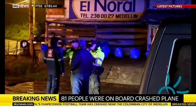 Colombia Plane Crash With Brazilian Soccer Team Chapecoense