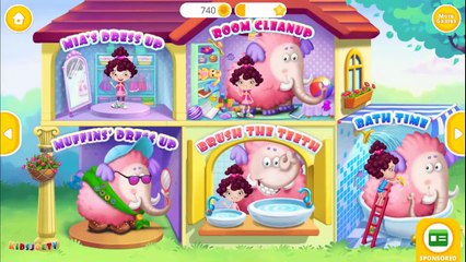 Take Care Bath Time Fun Clean Up & Dress Up with Mia and Her Mammoth by Tutotoons Kids Games