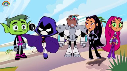 Télécharger la video: Teen Titans Go Cartoon Finger Family Songs - Daddy Finger Family Nursery Rhymes Lyrics For Children