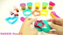 Glitter Play doh Rainbow Colors Learning Cookie Cutter Fun - Learn Colors for Kids