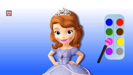 Elza Frozen Makeup Sofia – Colors for Kids to Learn – Video for Kids