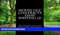 Best Price Model UCC Contracts Essay Writing (2): The author s bar exam essays were published!!!