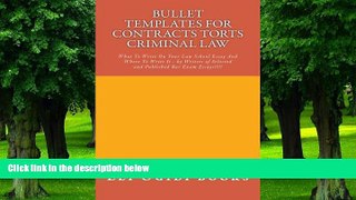 Price Bullet Templates For Contracts Torts Criminal law: What To Write On Your Law School Essay