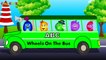 Wheels On The Bus Nursery Rhyme | Wheels On The Bus Song | ABC Cartoon Nursery Rhymes for Children