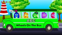 Wheels On The Bus Nursery Rhyme | Wheels On The Bus Song | ABC Cartoon Nursery Rhymes for Children