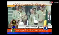 Qamar Javed Bajwa The New Army Chief Taking Command Stick from General Raheel Sharif | GEO NEWS