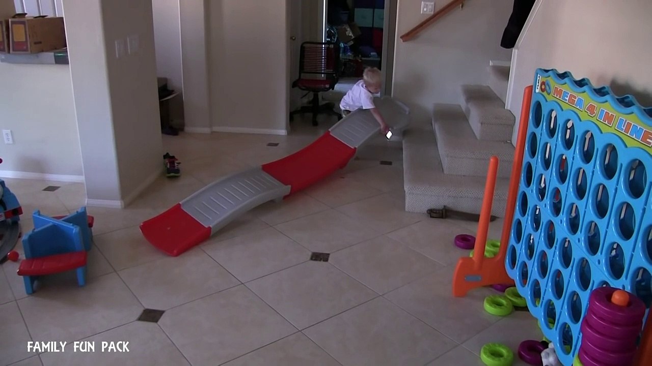 Thomas the Train Down the Stairs