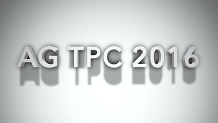 AG TPC 2016 - Rétrospective