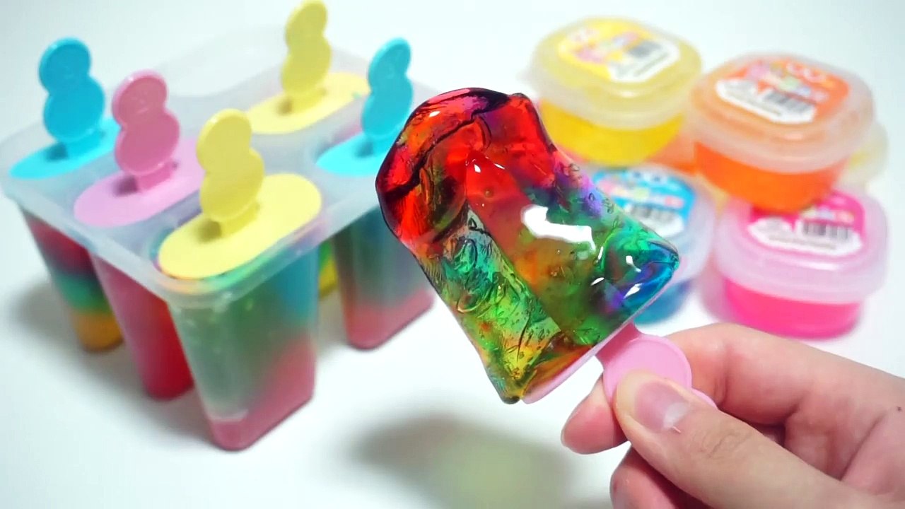 젤리 아이스크림 액체괴물 만들기 How to make non-toxic jelly S...