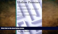 FAVORIT BOOK Hollow Promises: Employment Discrimination Against People with Mental Disabilities
